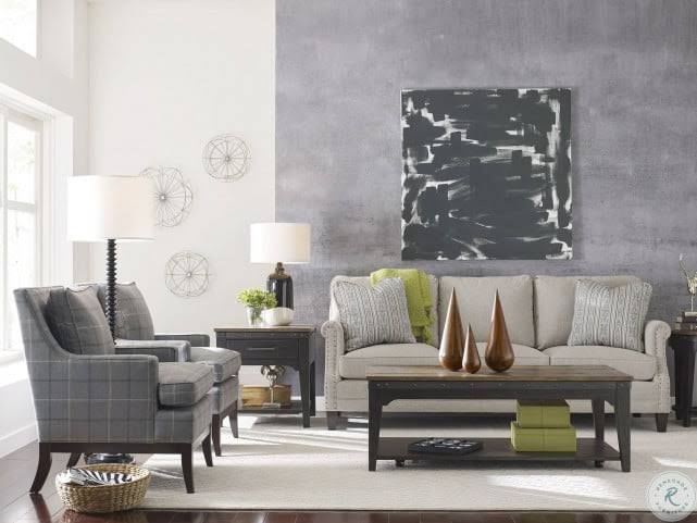 Charcoal Round End Table N515