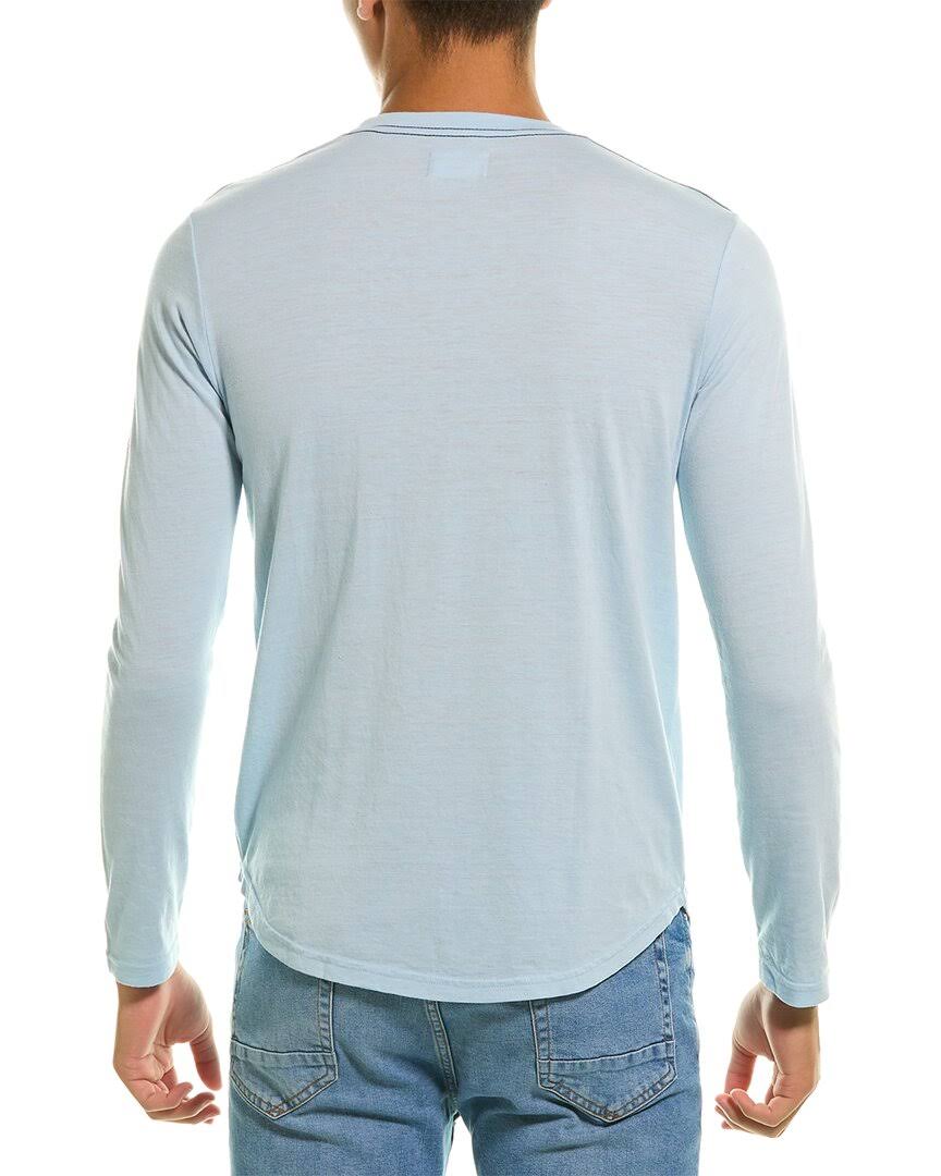 Tri-Blend Scallop Crewneck T-Shirt, Blue K7760