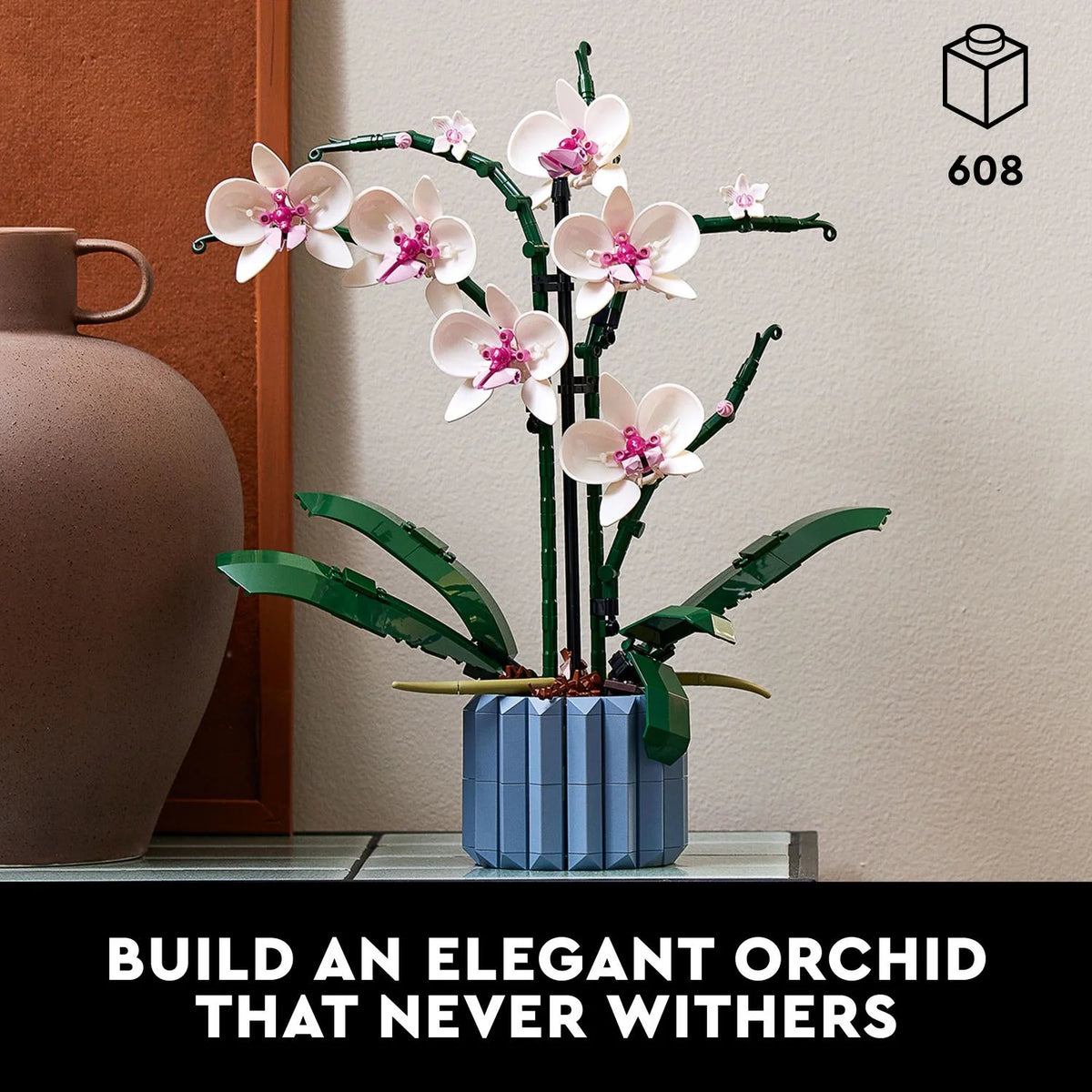 Artificial Plant Building Set with Flowers L4114