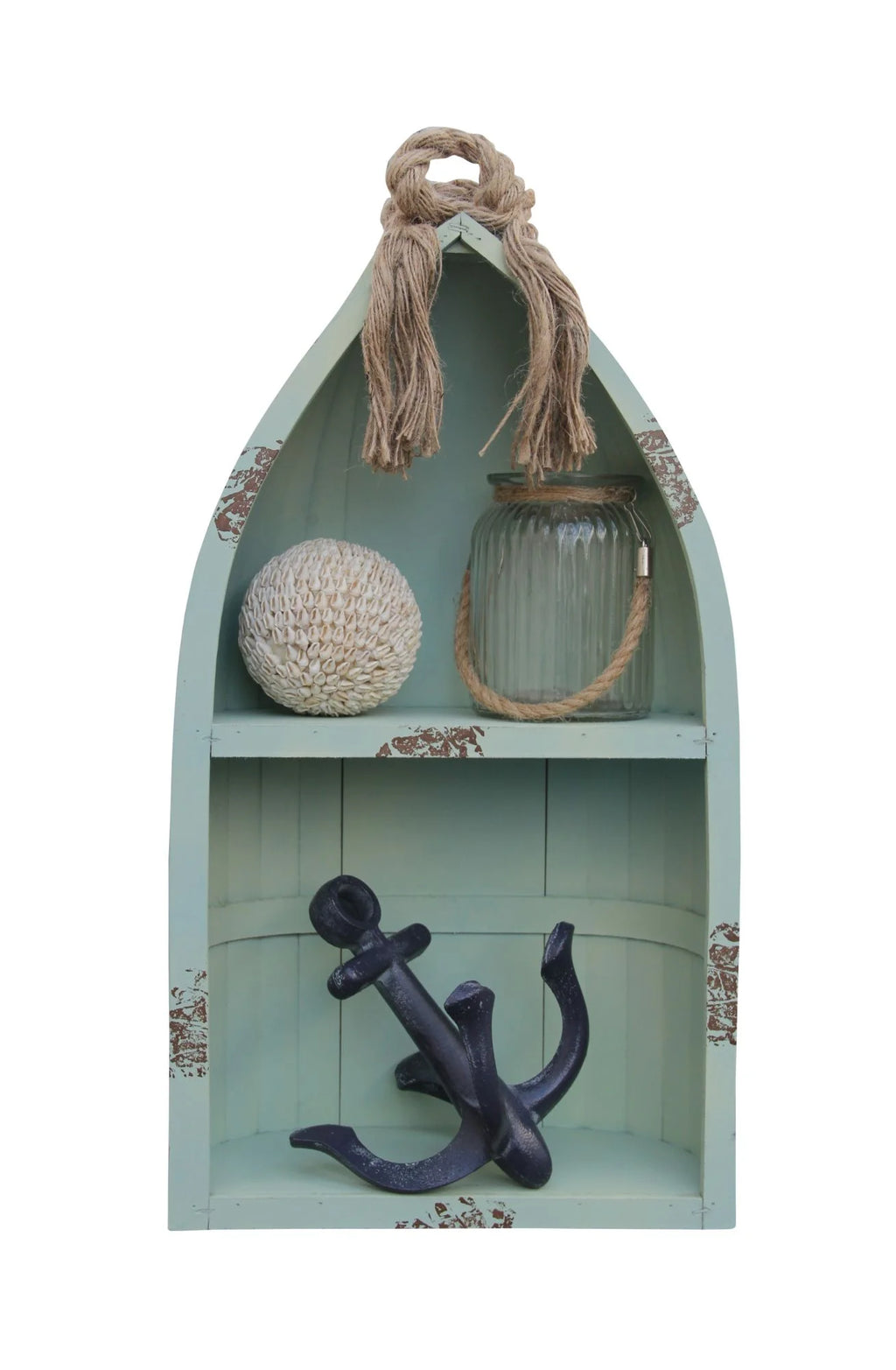 Small Canoe Shelf with Rope T210578