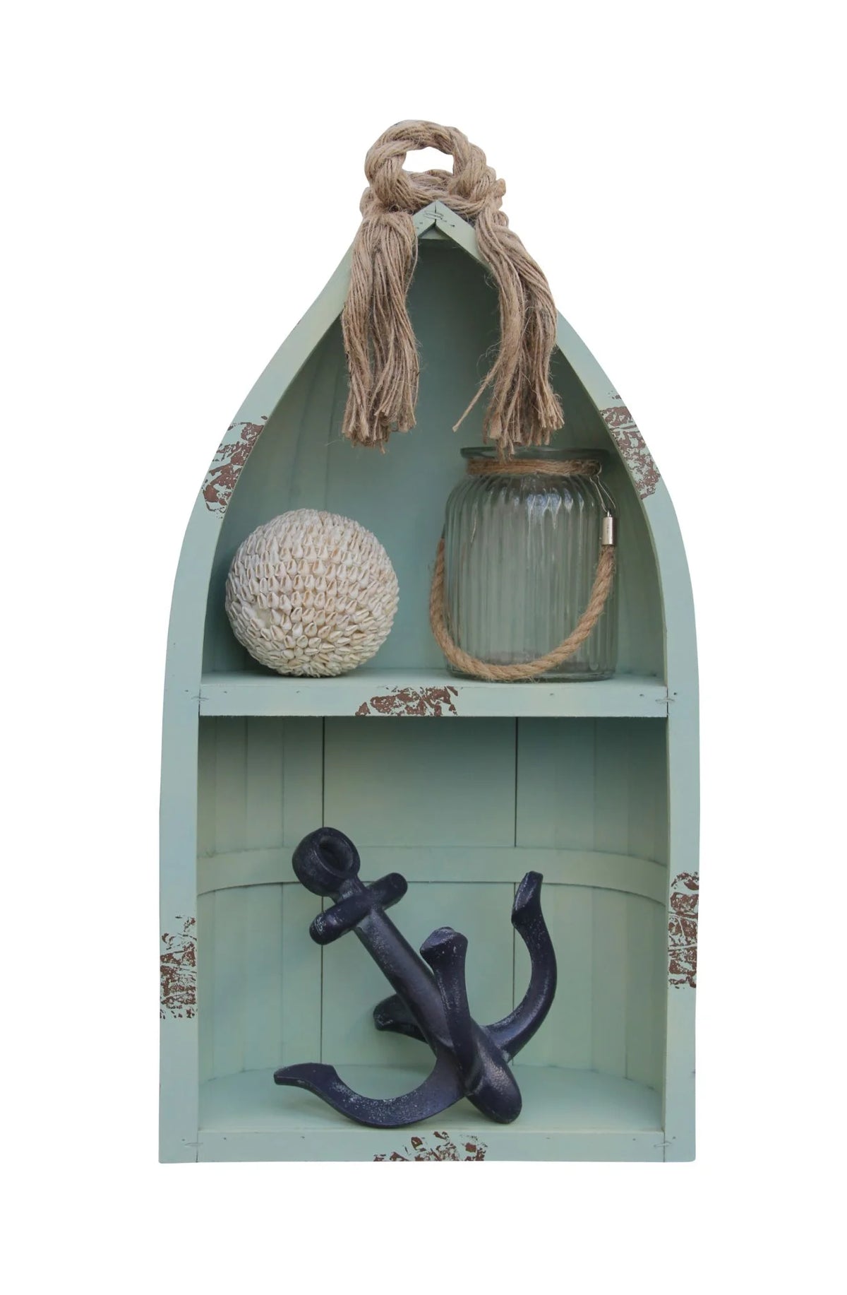 Small Canoe Shelf with Rope T210578