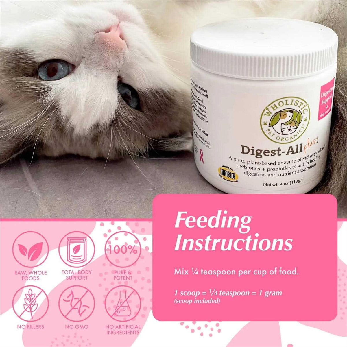 Pet Organics Digest All Plus Pet Supplies R521