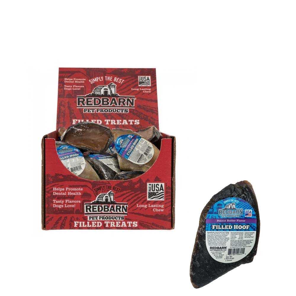 Peanut Butter Filled Hoof Dog Treat G9359