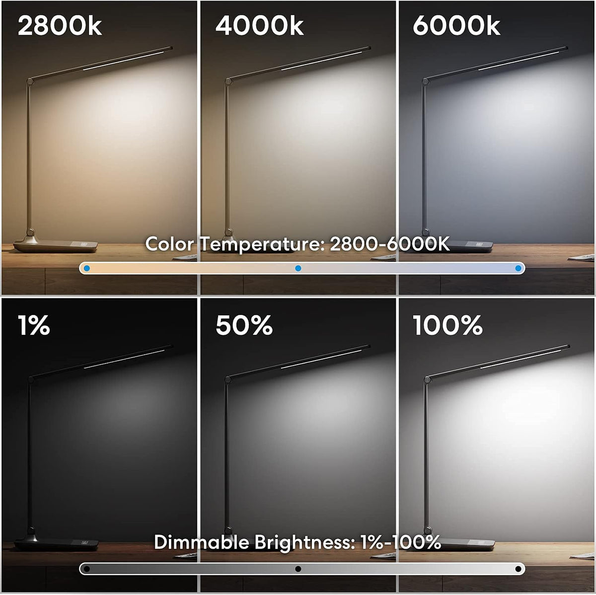 Smart LED Desk Lamp with Tunable White A6210
