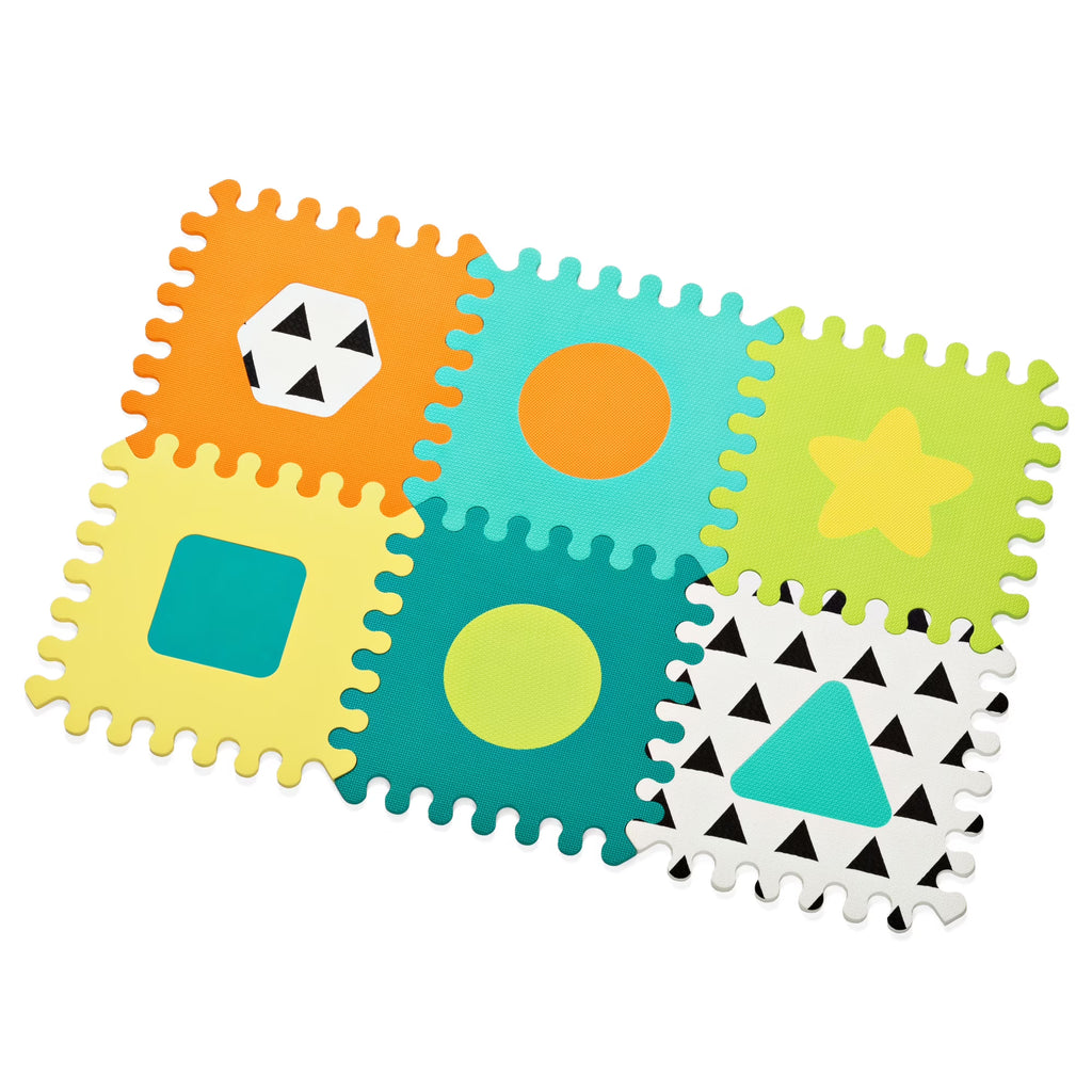 Multicolor Soft Foam Puzzle Mat W418185