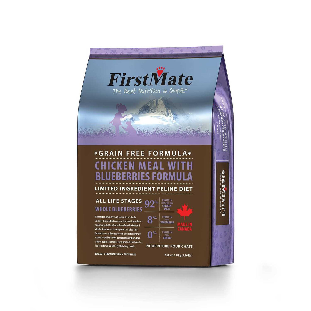 Free Duck Blueberries Cat Food T80701