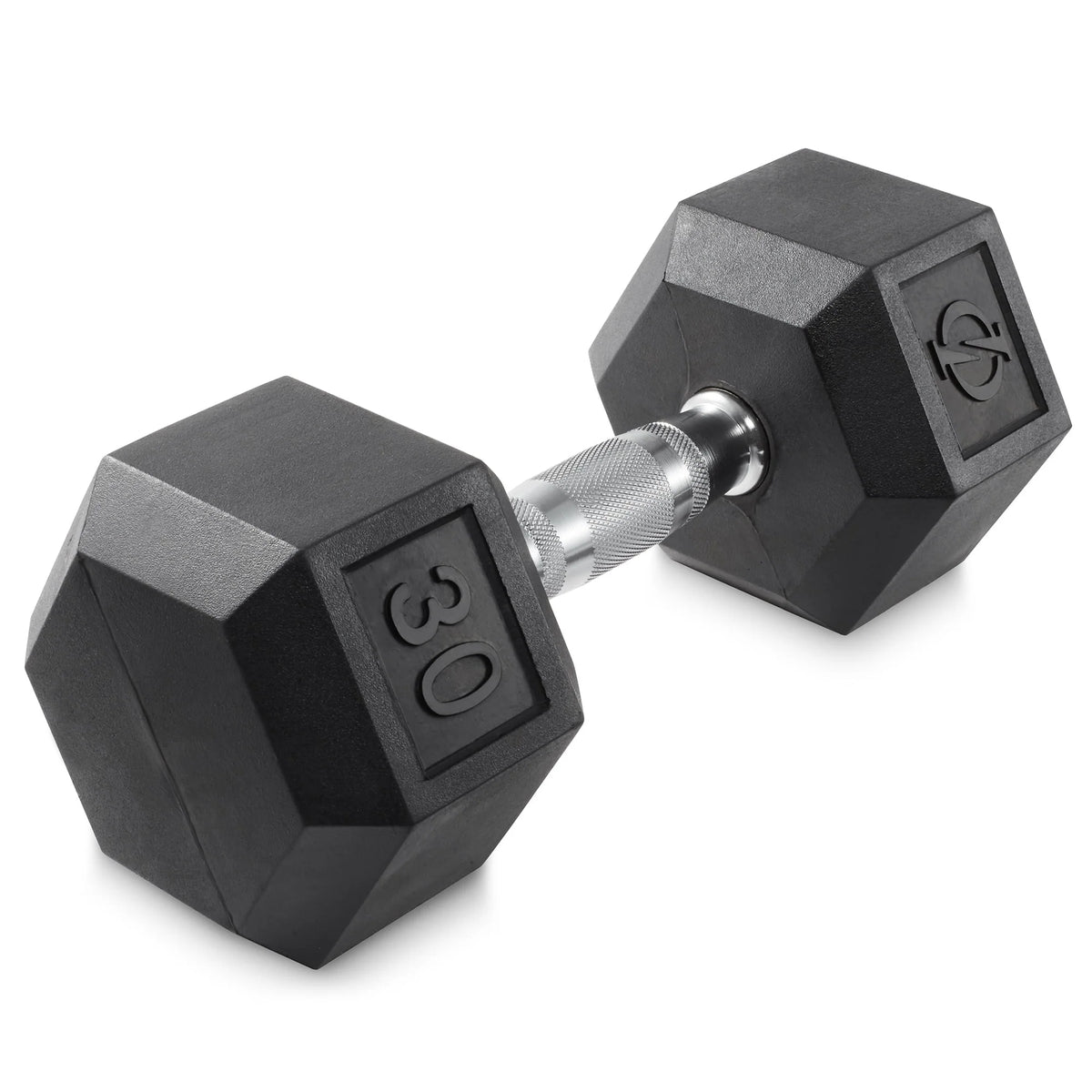 45 lbs Rubber Coated Hex Dumbbell T93135