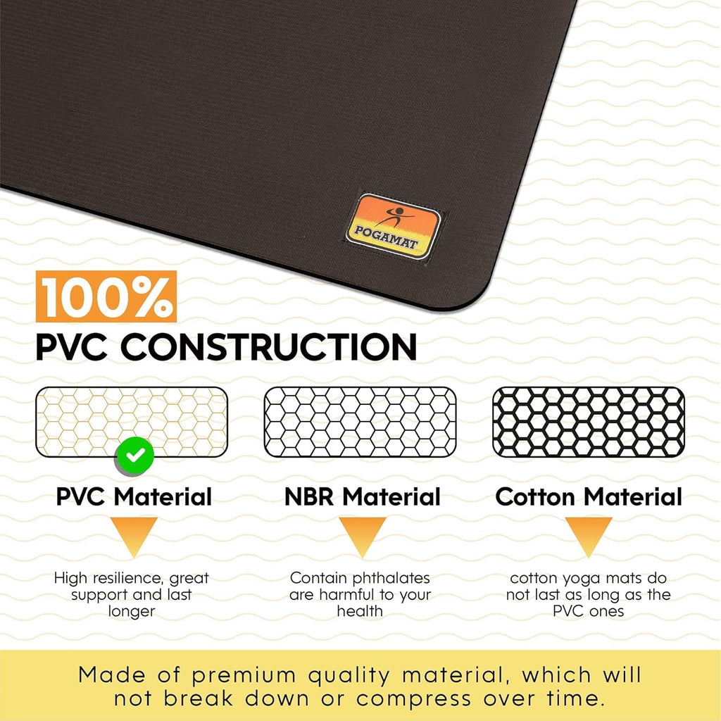 Large Exercise Mat 6 ft X 4 ft X 1/4" Thick X489761