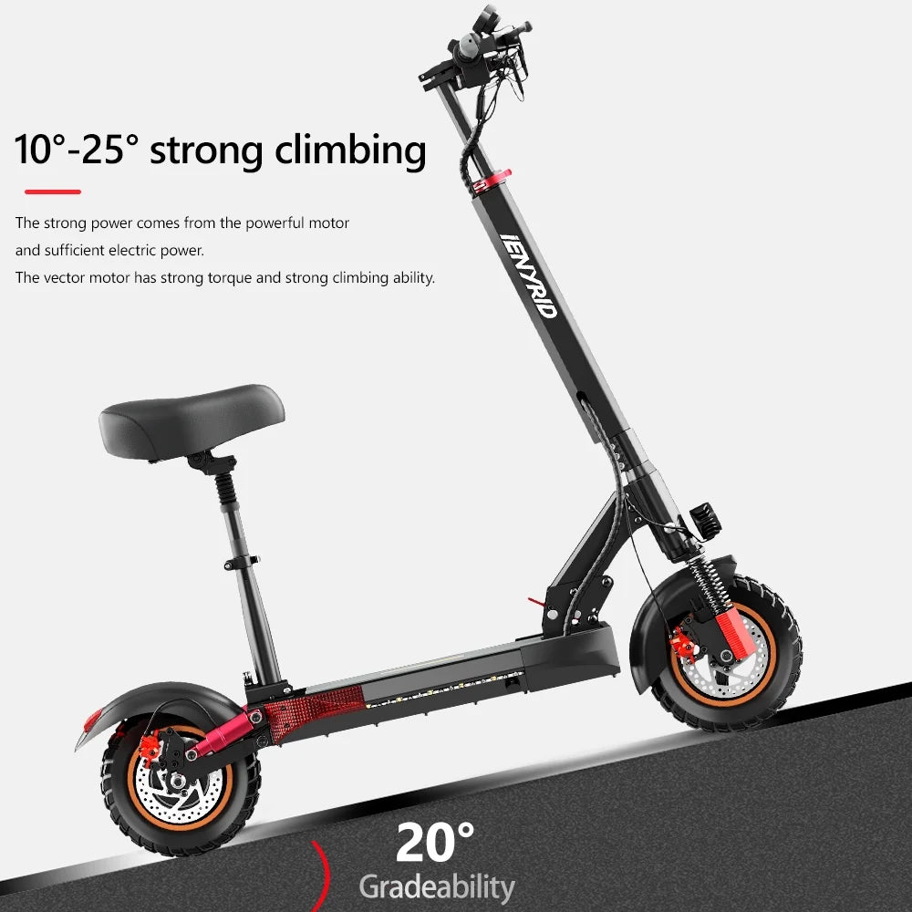 700W Electric Scooter with 10" Tires and Seat L425149