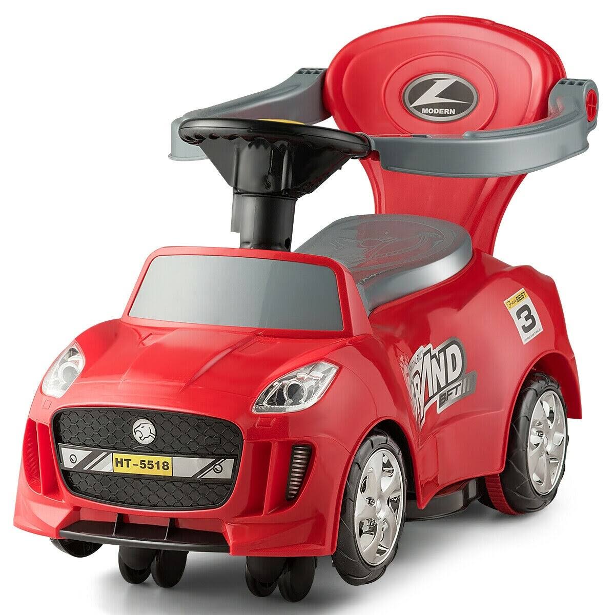 Red 3 in 1 Kids Ride on Push Car Stroller Wagon X5206