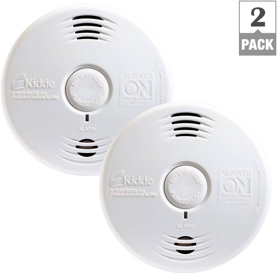 Smoke and Carbon Monoxide Combination Detector with Voice Alarm 2-Pack O1752