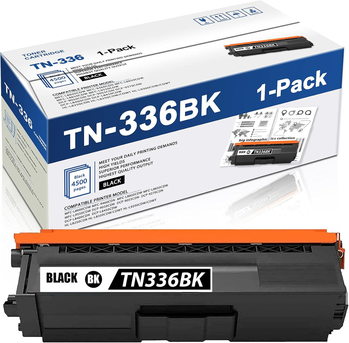 Black High Yield Toner Cartridge A811052