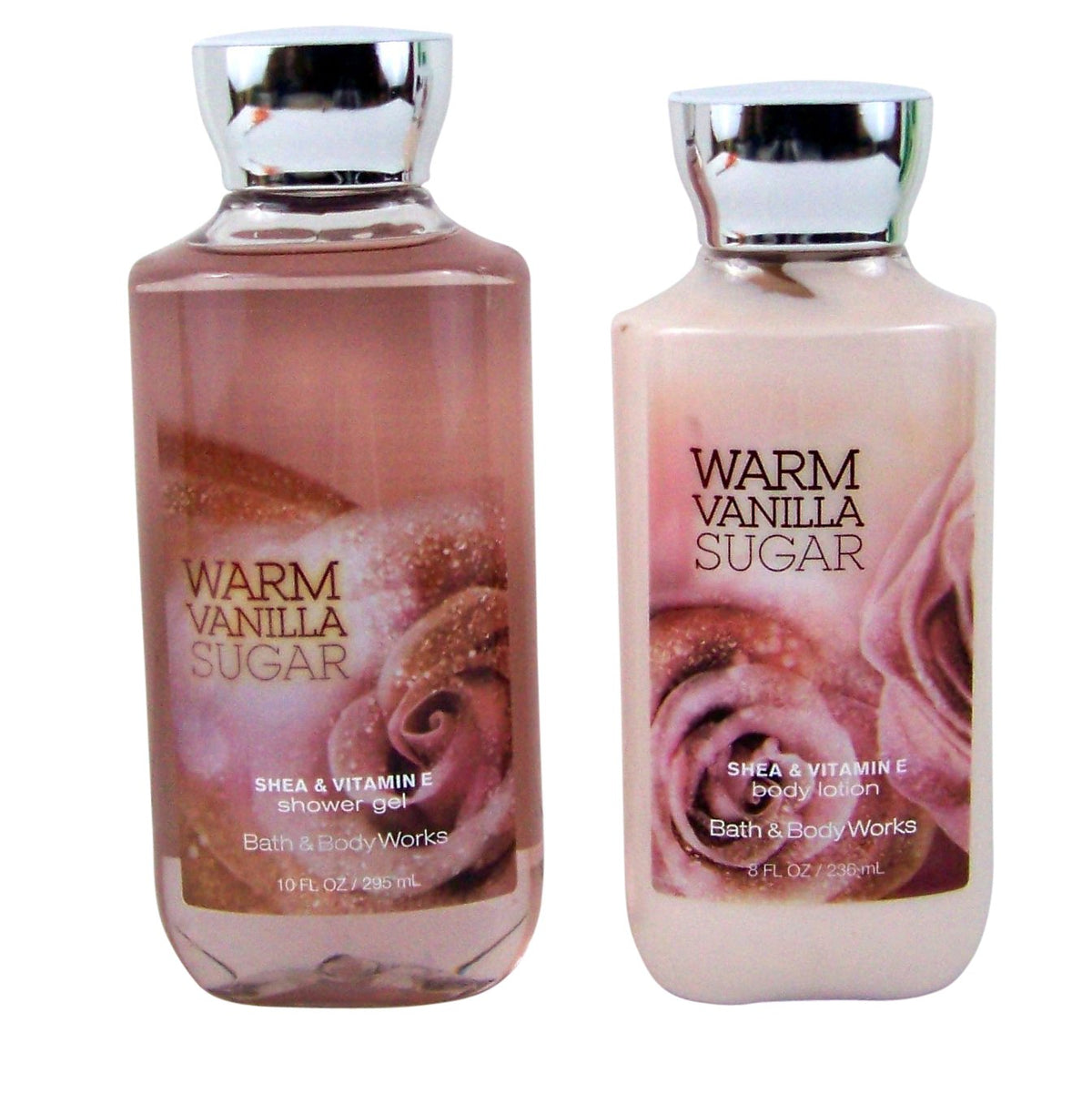 Warm Vanilla Sugar Gift Set Bundle of 2 Items: Shower Gel and Body Lotion R87511