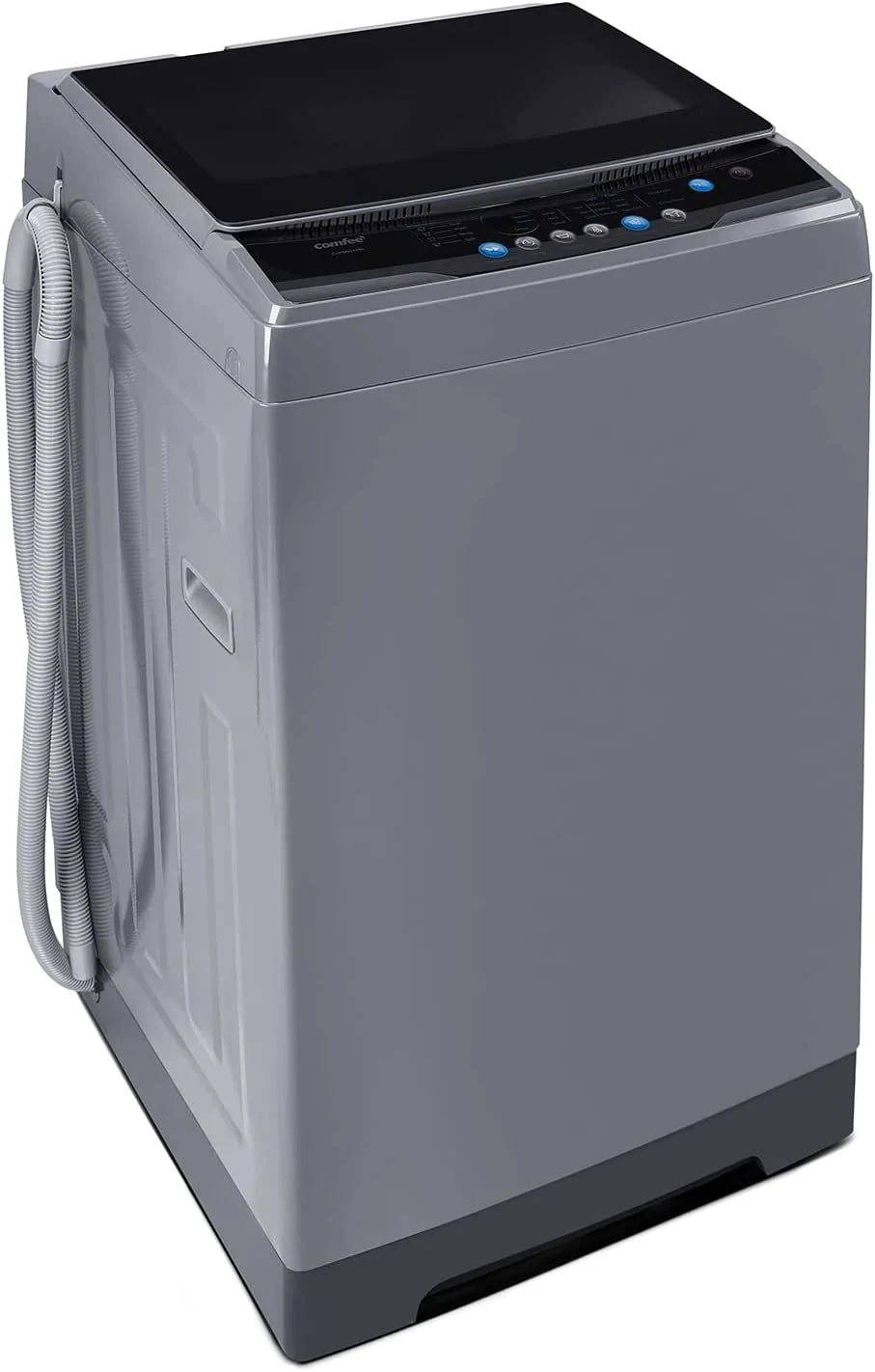 1.6 Cu.ft Portable Washing Machine, 11lbs Capacity Fully Automatic Compact Washer with Wheels, Magnetic Gray R342645