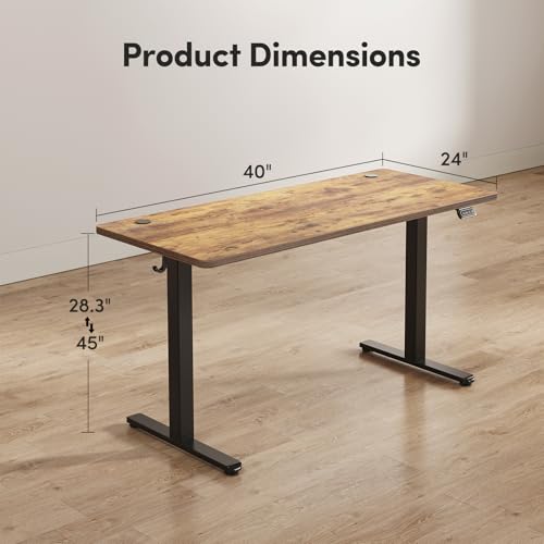 40 x 24 Inch Electric Standing Desk K66682