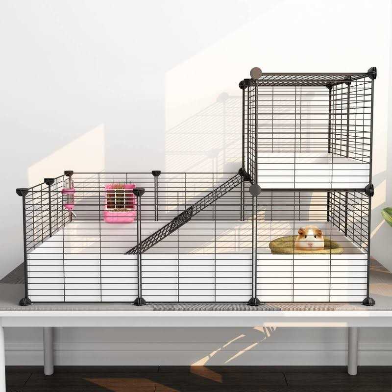 Guinea Pig Cage with Waterproof Plastic Bottom V911682