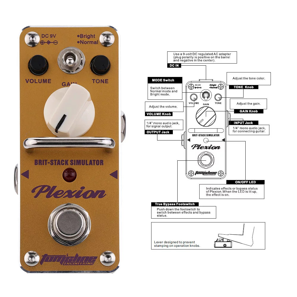 Mini Single Effect Electric Guitar Effect Pedal with True Bypass U92245