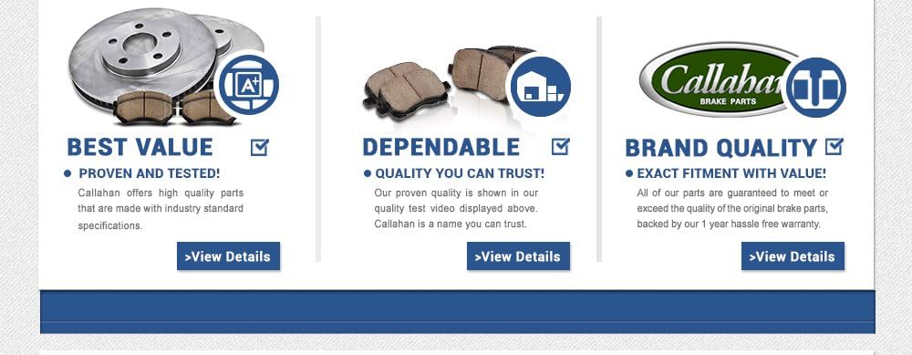 Front Brake Rotors + Ceramic Brake Pads + Hardware + Sensors R26023