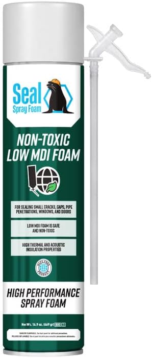 Non-Toxic Low MDI Straw Foam Case of 12 16.9oz Cans T7738