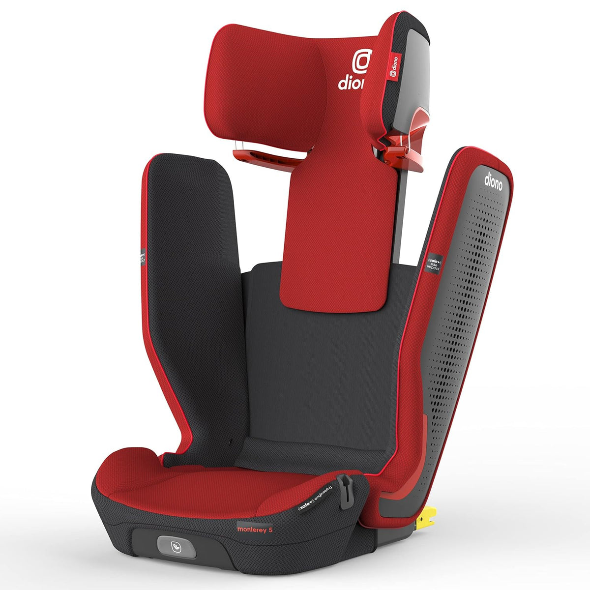 High Back Booster Car Seat with Expandable Height and Width, Compact Fold, Black G25566