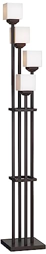 Bronze Iron 4-Light Torchiere Floor Lamp E3777