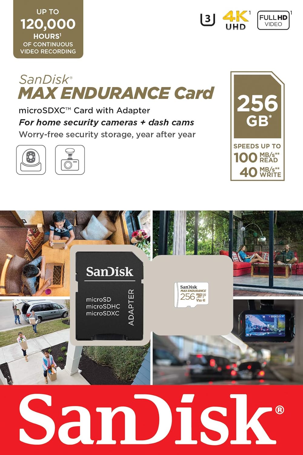 256GB microSDXC Card with Adapter R525