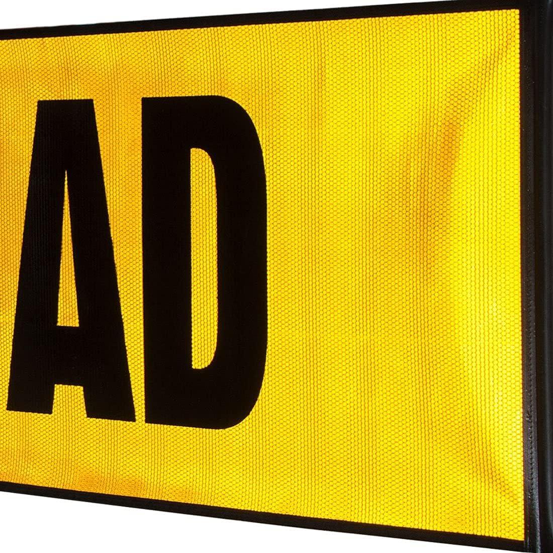 Oversize Load Banner with Stretch Cords and Metal Hooks 2 Pack 18 x 84 Inch V49978