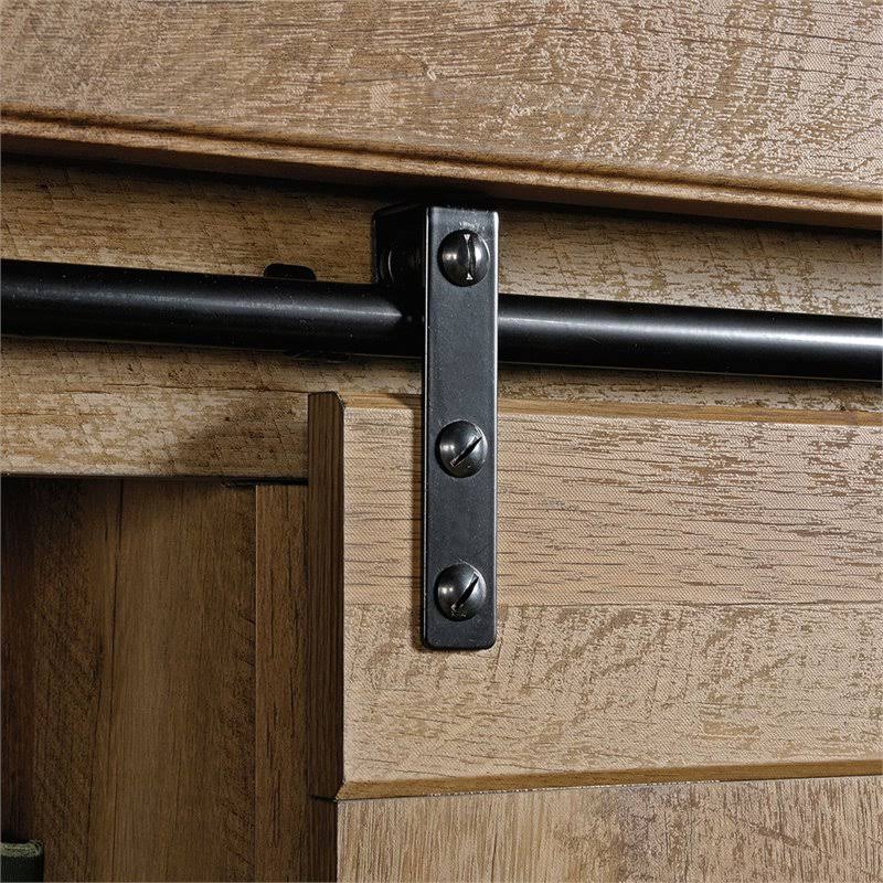 6 Shelf Storage Cabinet in Craftsman Oak C950