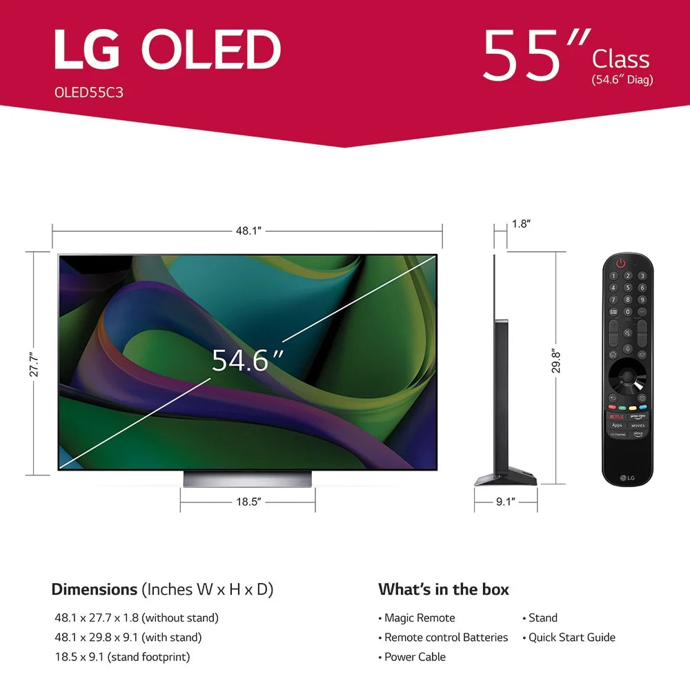 55 Class 4K UHD OLED Smart TV with Dolby Vision Q747482