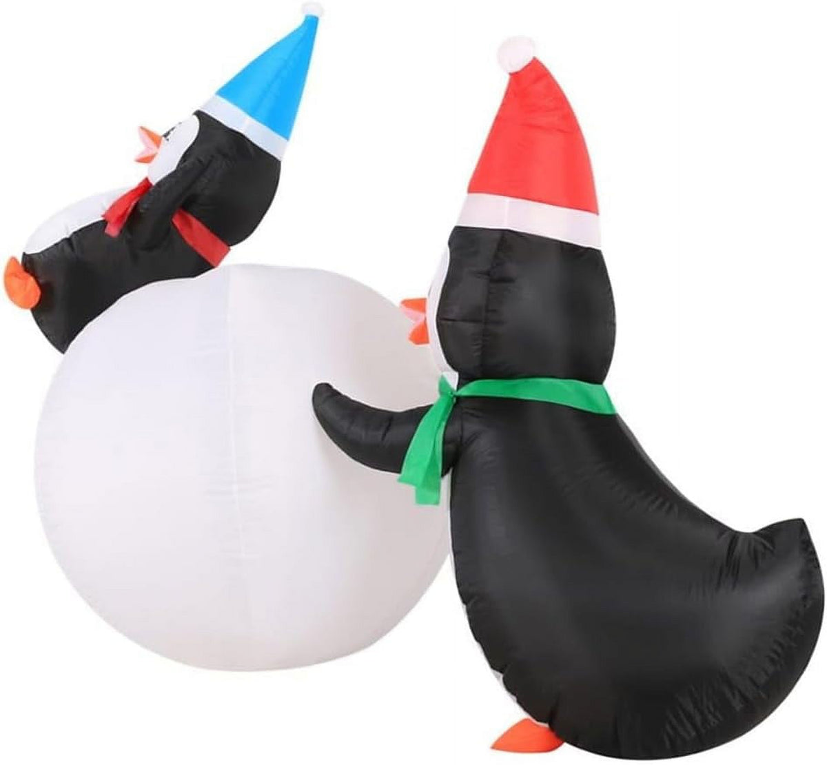 6 Foot Inflatable Penguins With Swirling Lights P115