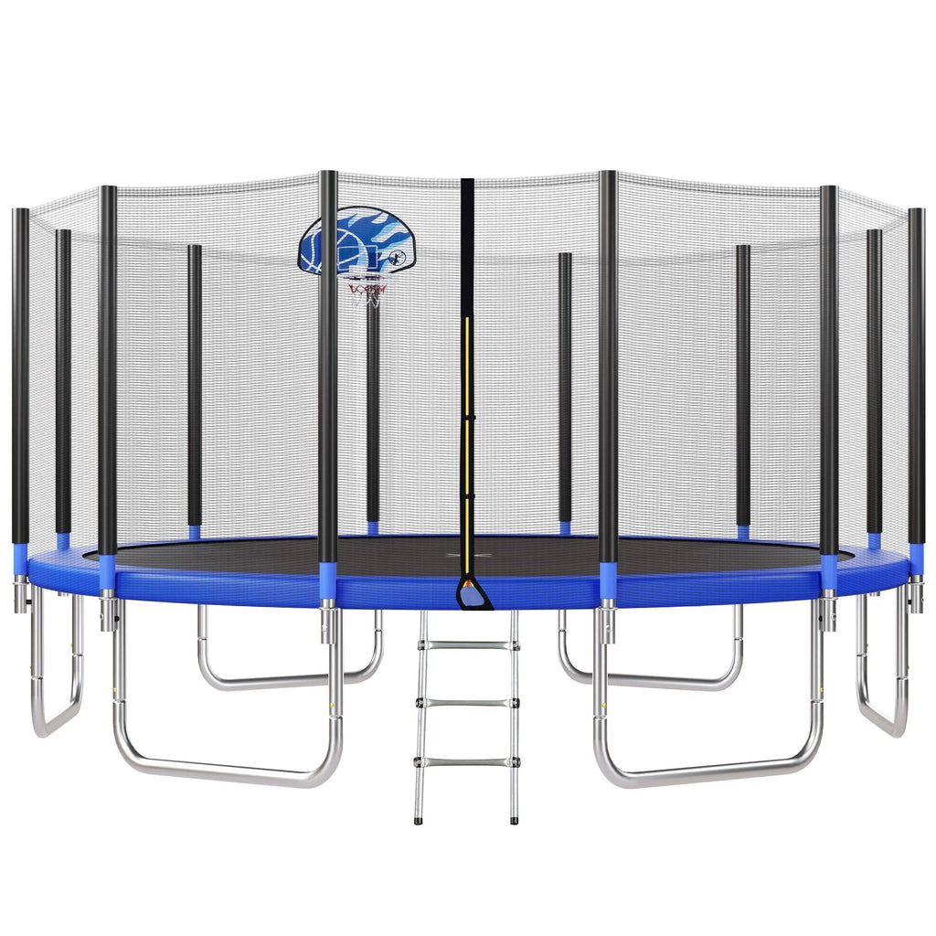 14FT Trampoline with Enclosure and Ladder V443248