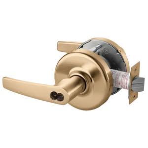 Cylindrical Lock Satin Bronze Clear Coated X131