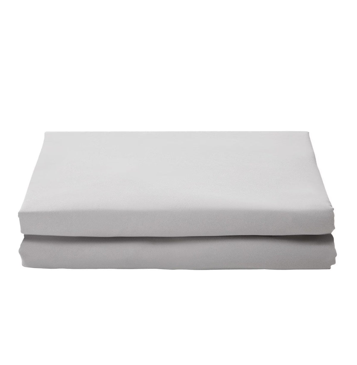 Twin XL Microfiber Fitted Sheet 2 Pack Light Gray N6903