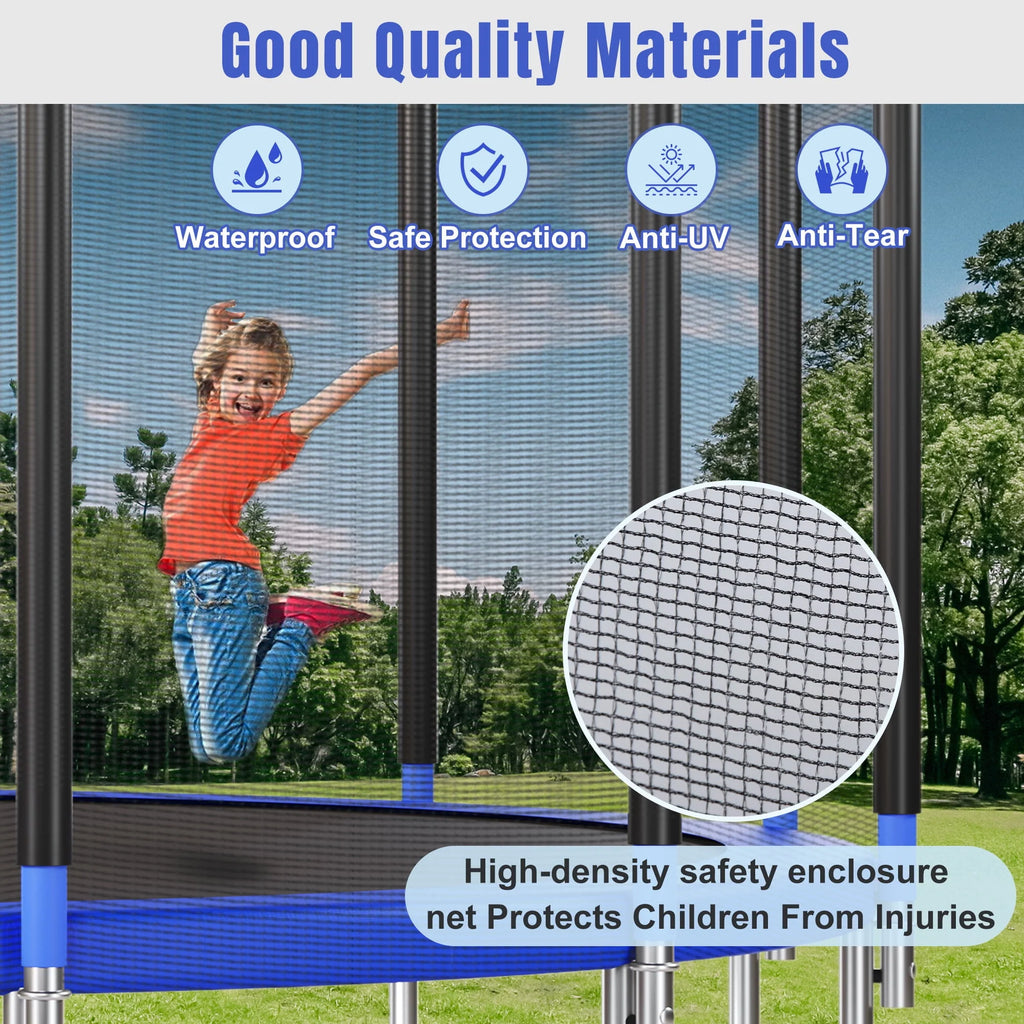 14FT Trampoline with Enclosure and Ladder V443248