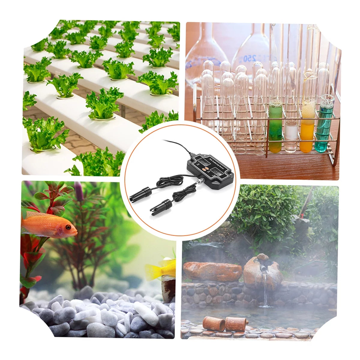 2 in 1 Waterproof Double Display Tester A293