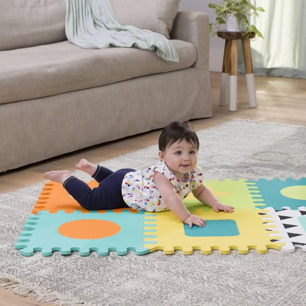 Multicolor Soft Foam Puzzle Mat W418185