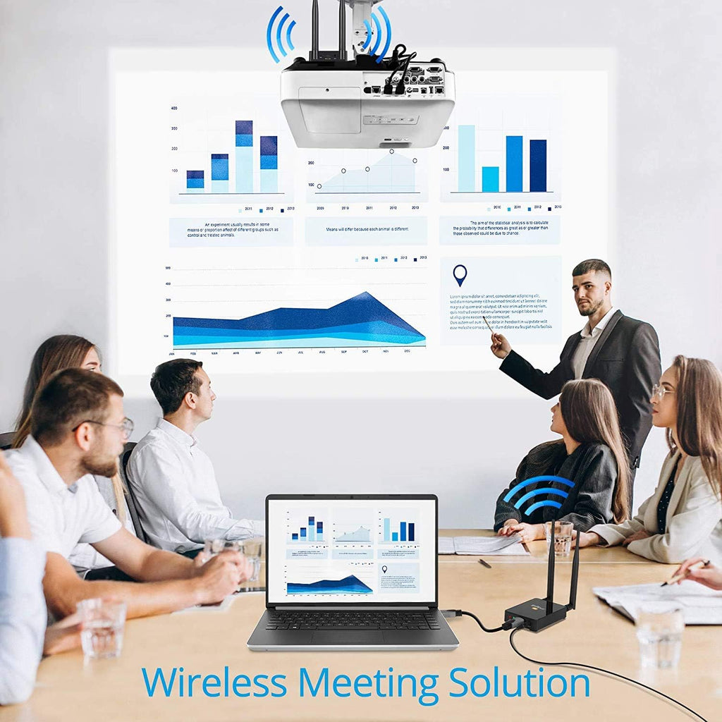 Wireless HDMI Extender Transmitter and Receiver Kit, Full HD 1080p, 328ft (100m) D54494