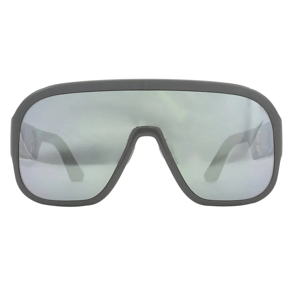 Silver Mirror Shield Sunglasses B9891