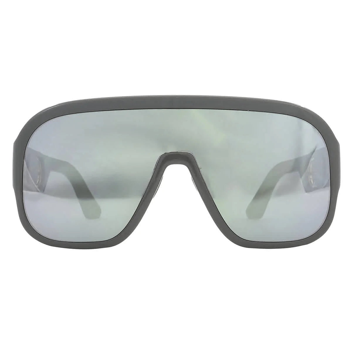 Silver Mirror Shield Sunglasses B9891