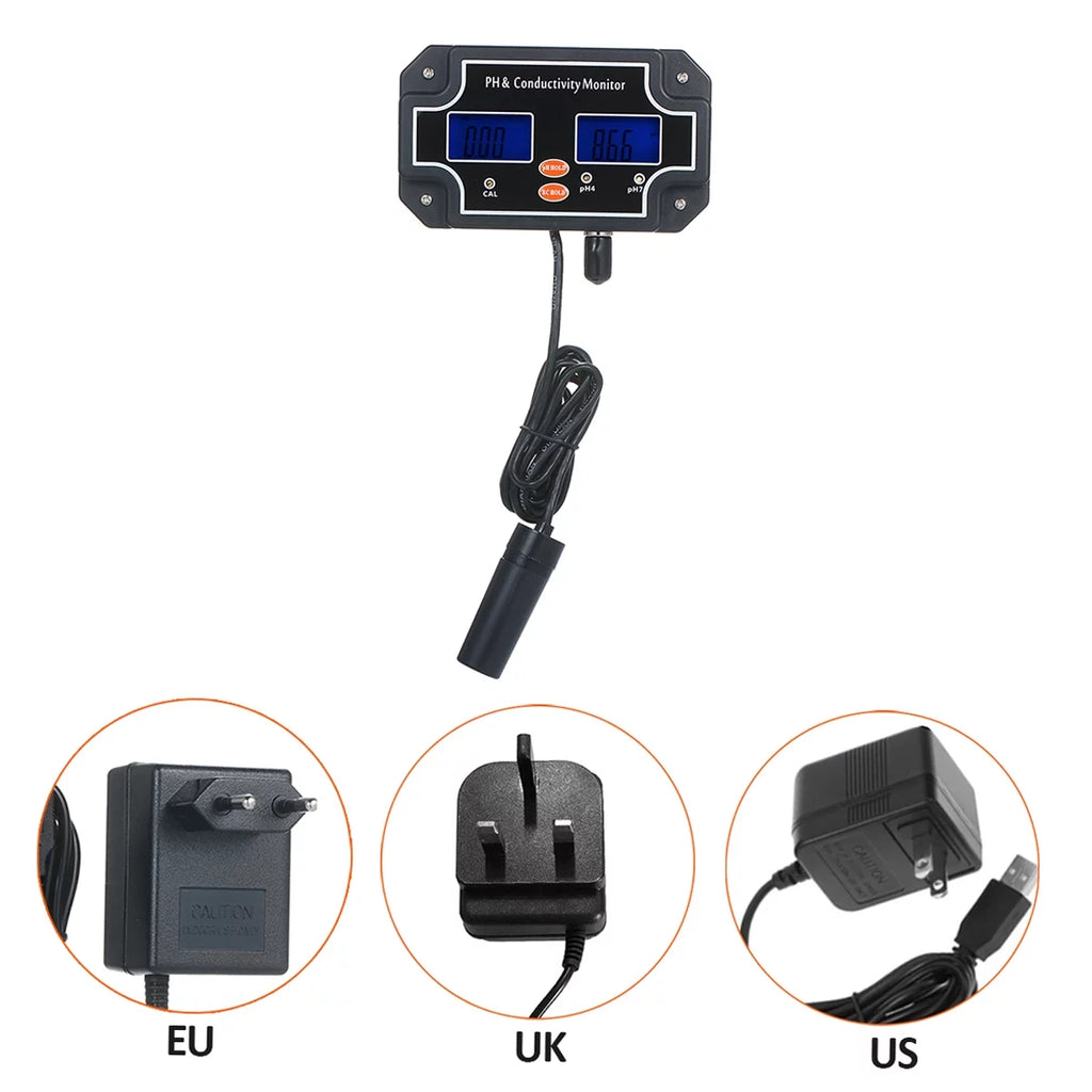 2 in 1 Waterproof Double Display Tester A293