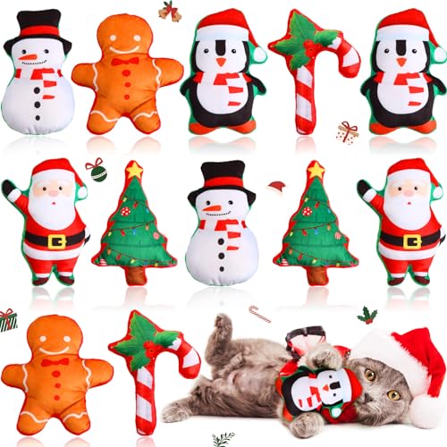 12 Pieces Catnip Filled Plush Cat Toys G29581