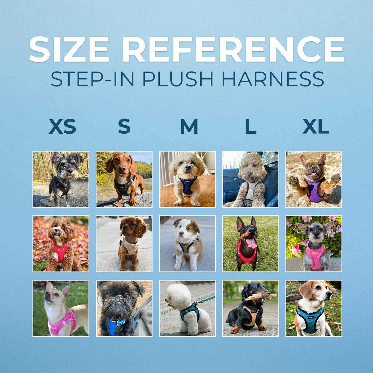 Step-In Plush Dog Harness T473435