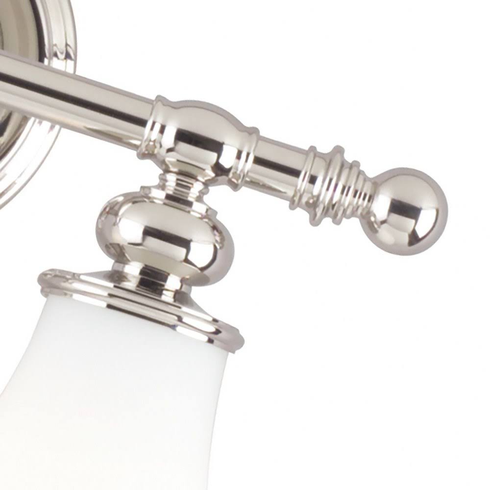 2 Light Bath Bracket, Satin Nickel U5082