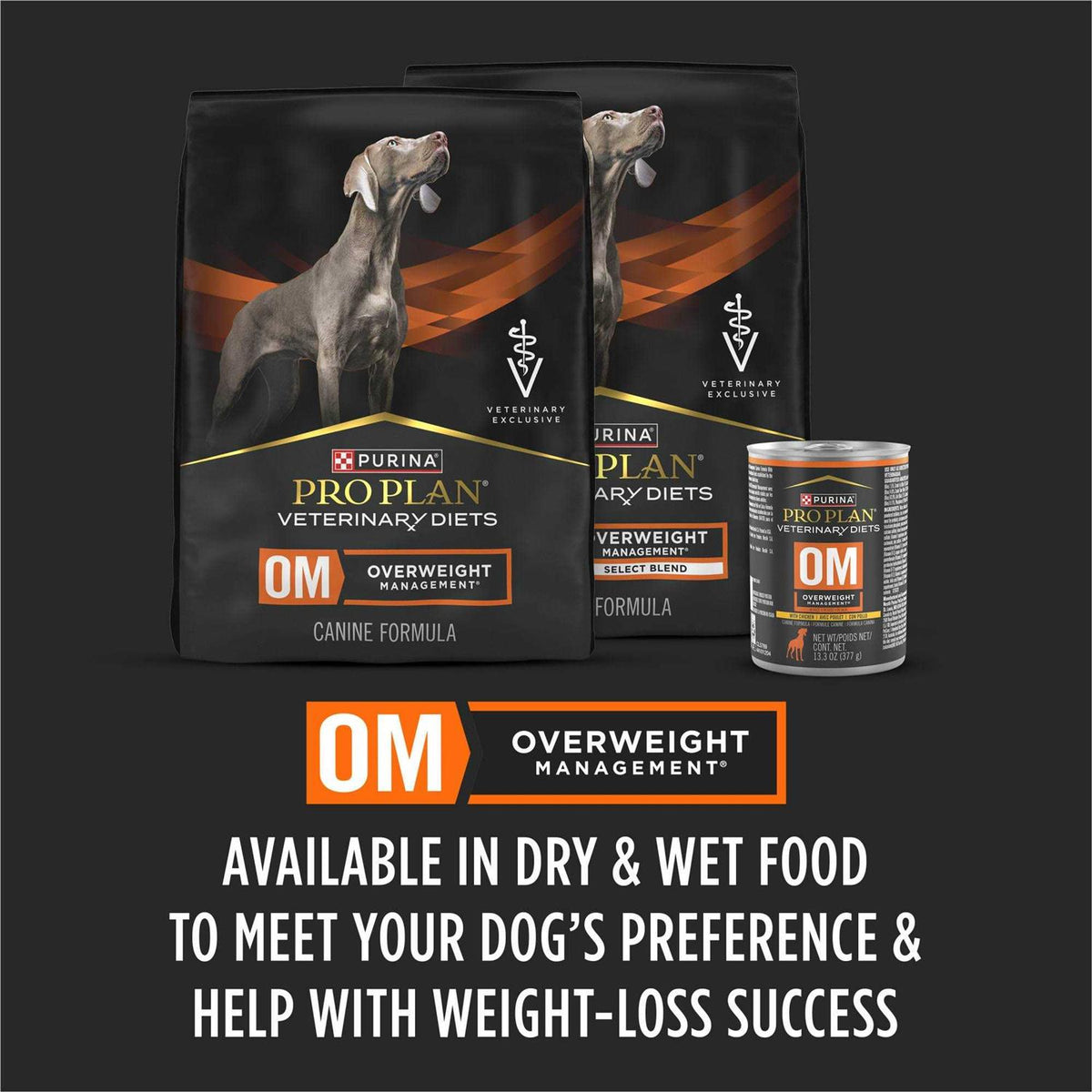 Overweight Management Formula Canned Dog Food M37297