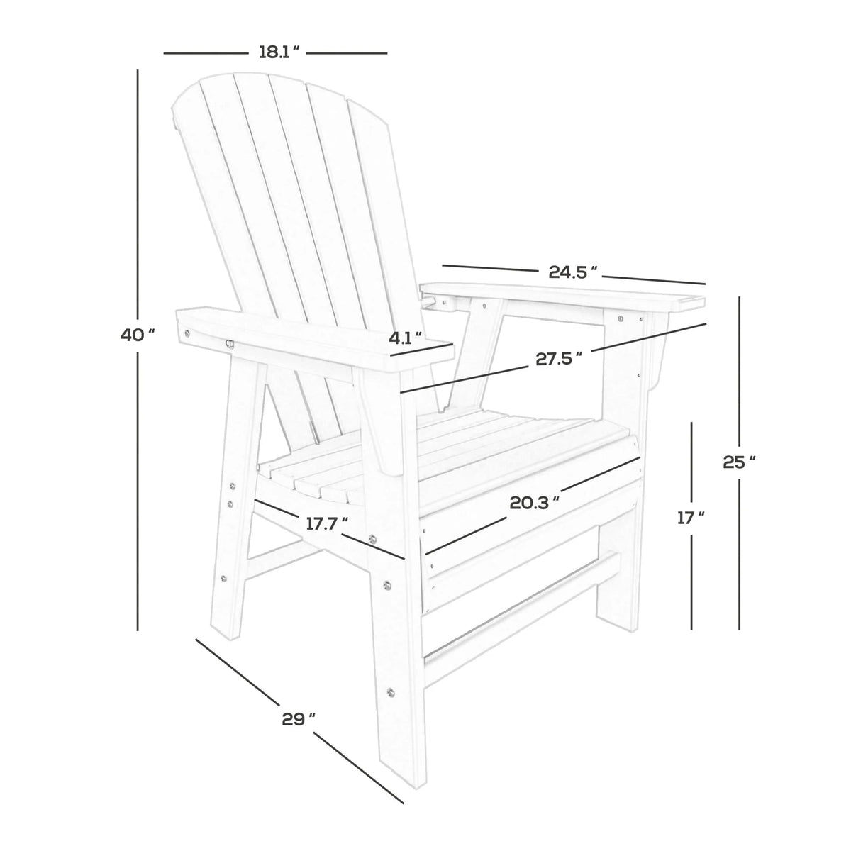 6-Piece All Weather Outdoor Dining Set with Bench B153