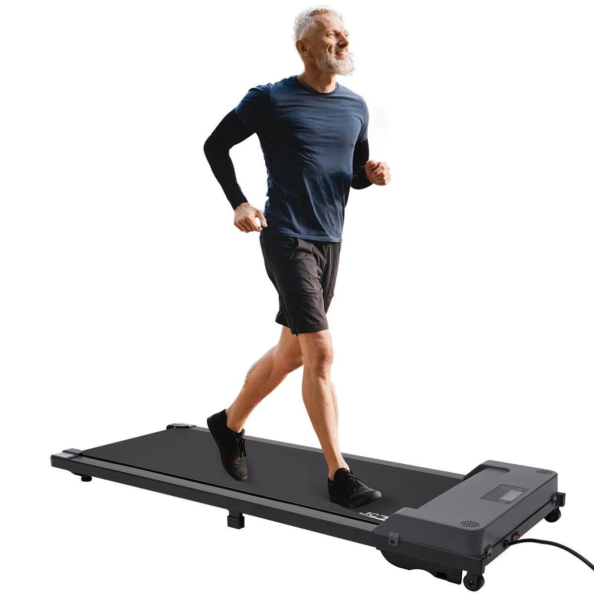 Portable Under Desk Treadmill with Remote Control and LED Display Pink R5063