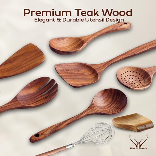 Wooden Spoons and Spatulas 6-Piece Non-Stick Cookware E7510