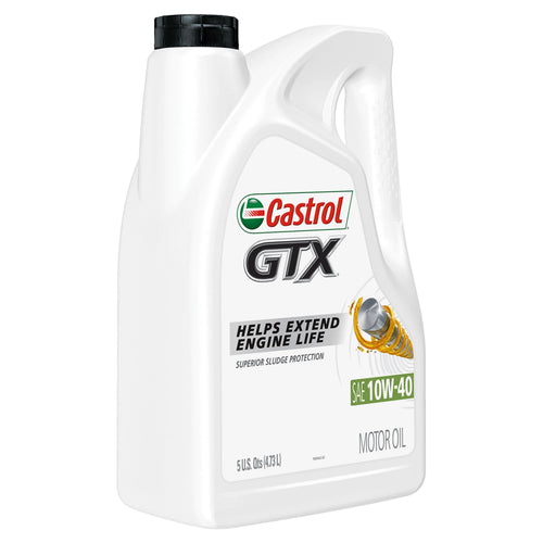 10W-40 Conventional Motor Oil, 5 Quarts V4898