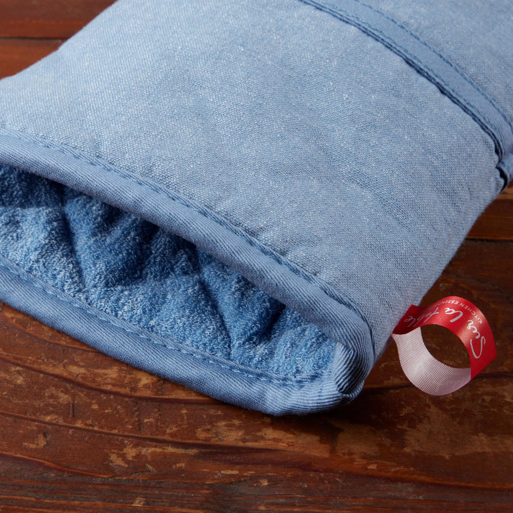 Chambray Oven Mitt 2-Pack Set I4044