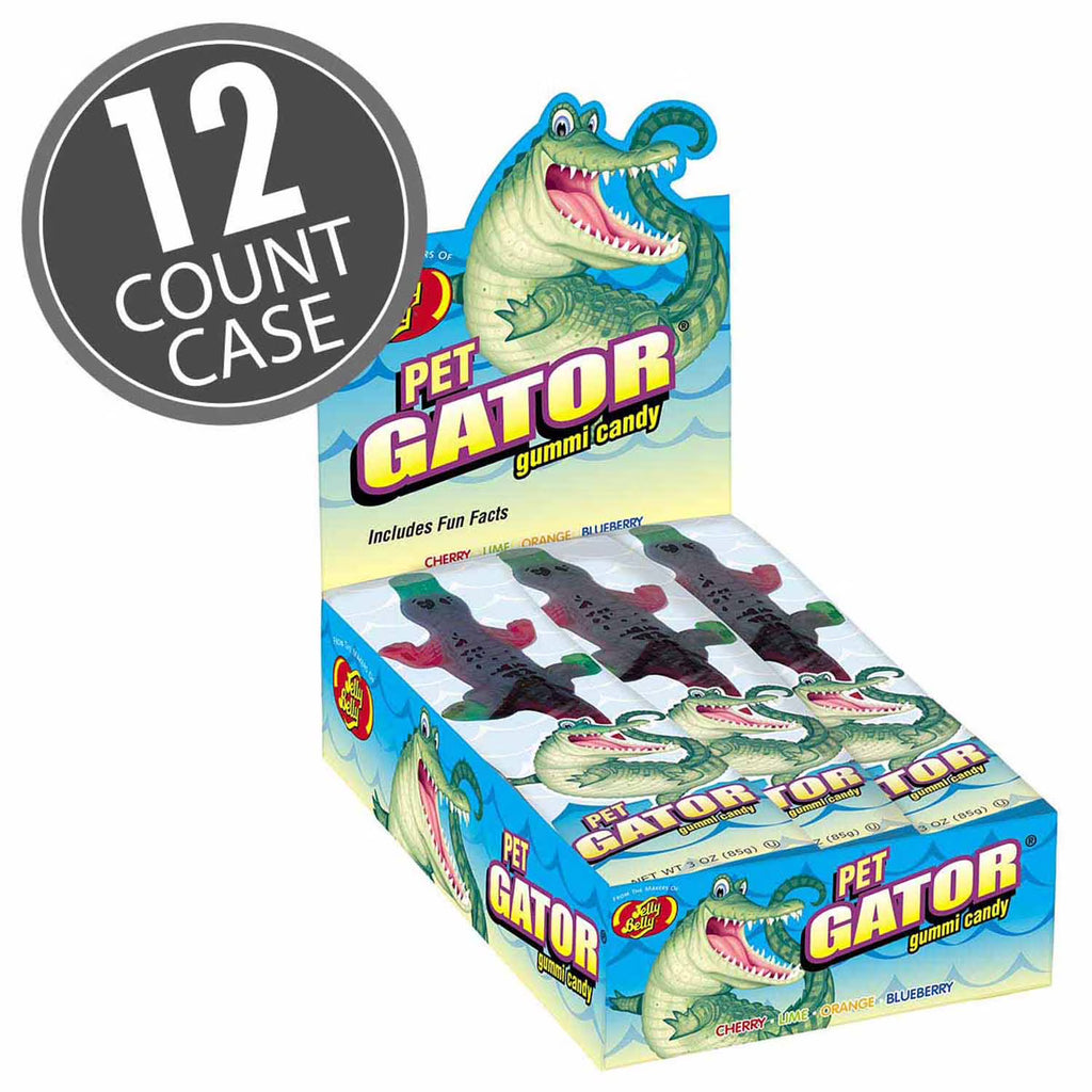Gummi Pet Gators Candy 3 Oz (12 Pack) S5066